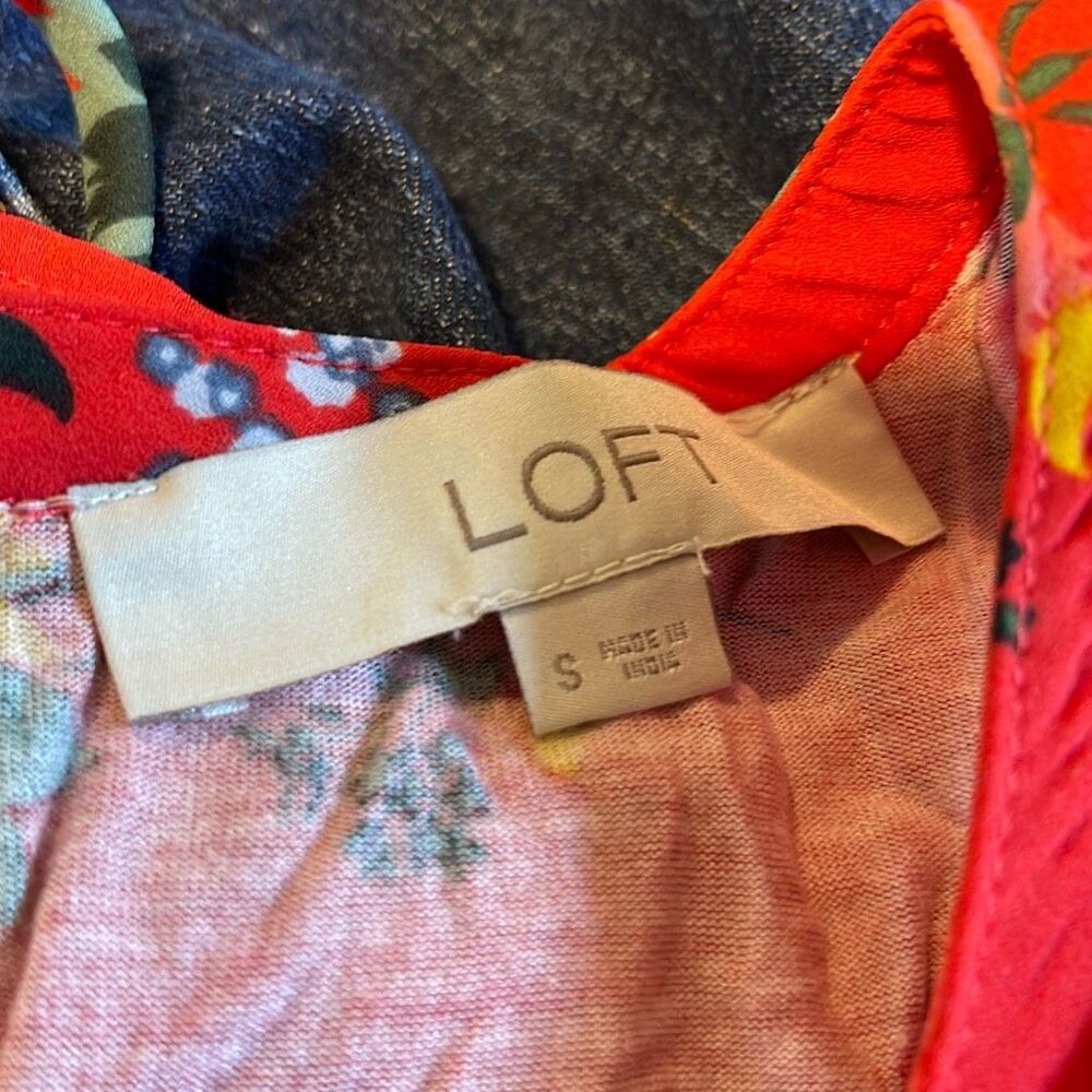 Bundle of 7 Loft Womens Blouse T-Shirt Denim Jacket Pants Assorted Color Small‎ - Picture 8 of 10
